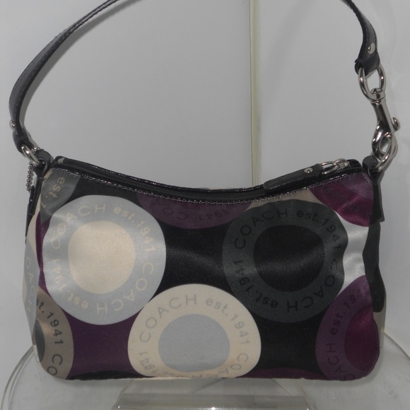 COACH SIGNATURE PRINT MULTI-COLOR SHOES AND PURSE - Picture 3 of 8